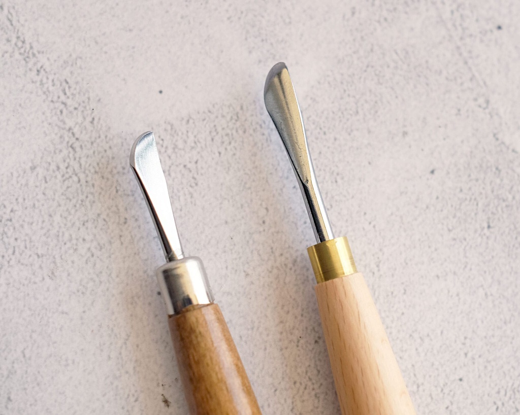 Craft皮雕工具(雙小匙不繡鋼壓叉器)
