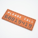 皮革電話號碼牌 - BSP189