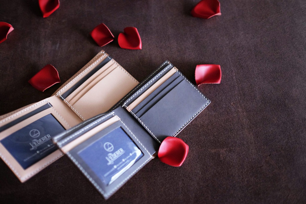 Leather x Couple – Short Wallet Set SPS017