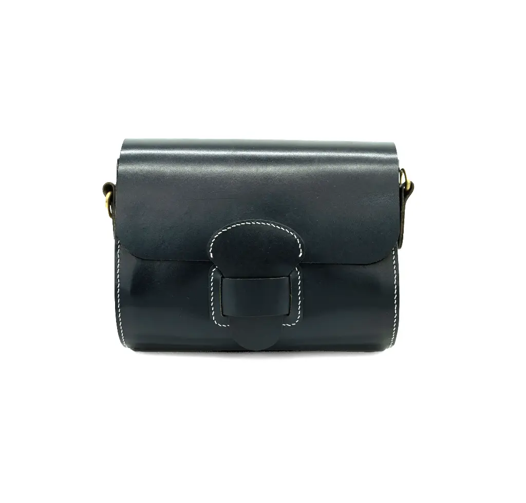 Vintage Single Shoulder/Crossbody Leather Saddle Bag II - BSP119