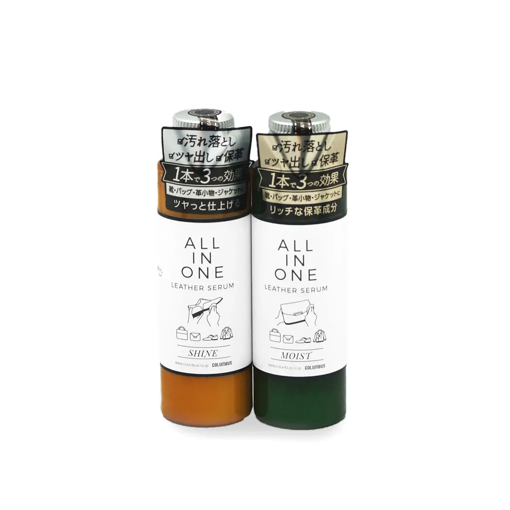 Japan Columbus 3-in-1 Leather Cleaner Shine/Moist - Leather Cleaning