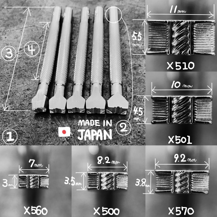 岡製作所OKA Factory 皮雕工具//印花工具 X