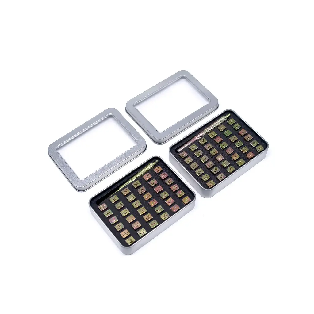 皮革正写字母数字印花工具6mm