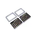 6mm Leather Script Style Alphabet & Number Stamp Set