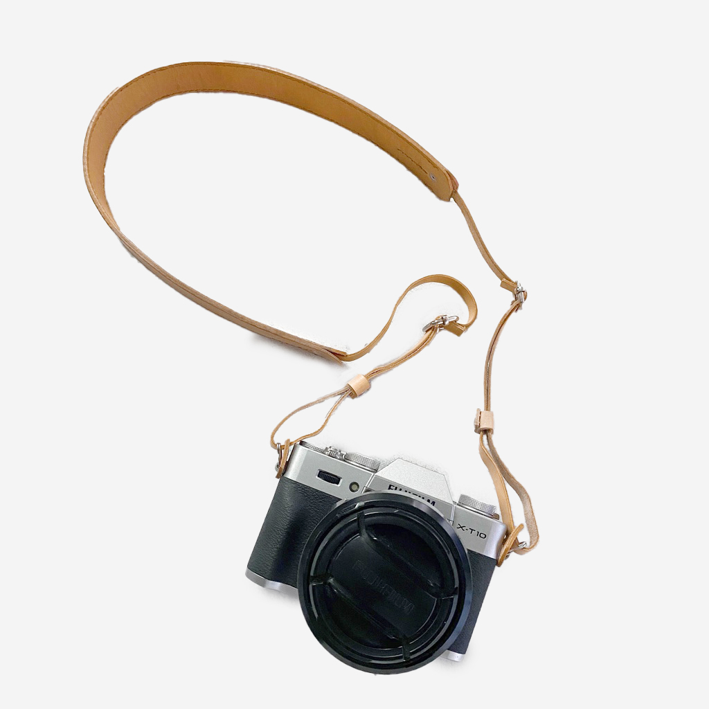 Leather Adjustable Camera Strap - BSP175