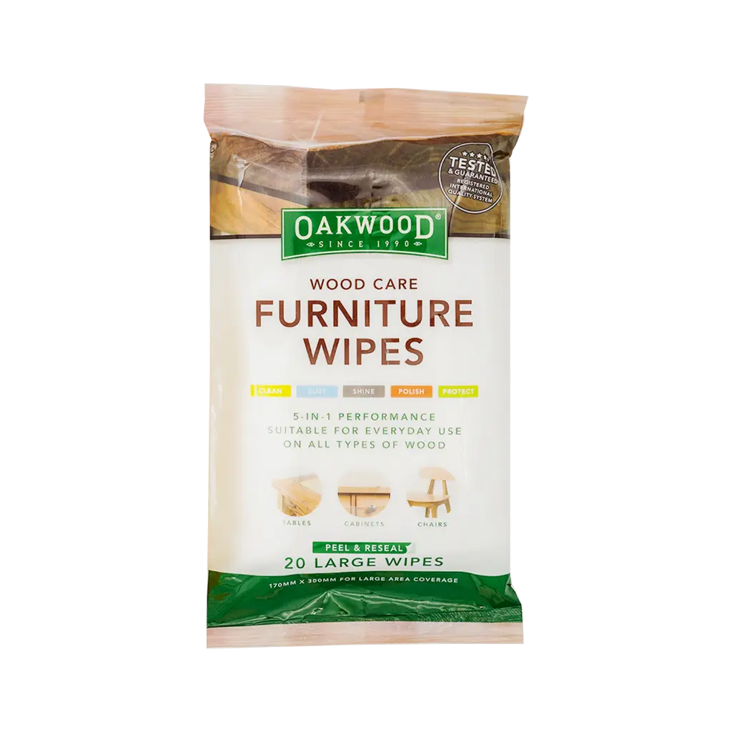 Oakwood Daily Wood Care Wipes 20 Kiraan