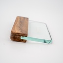 Walnut glass scraper