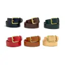 The Lederer Italian leather belt
