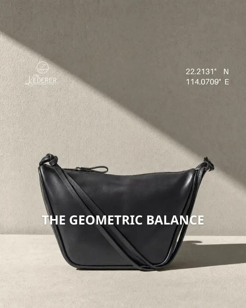 Pre order - A X I S / V E C T O R- Shoulder Leather Bag
