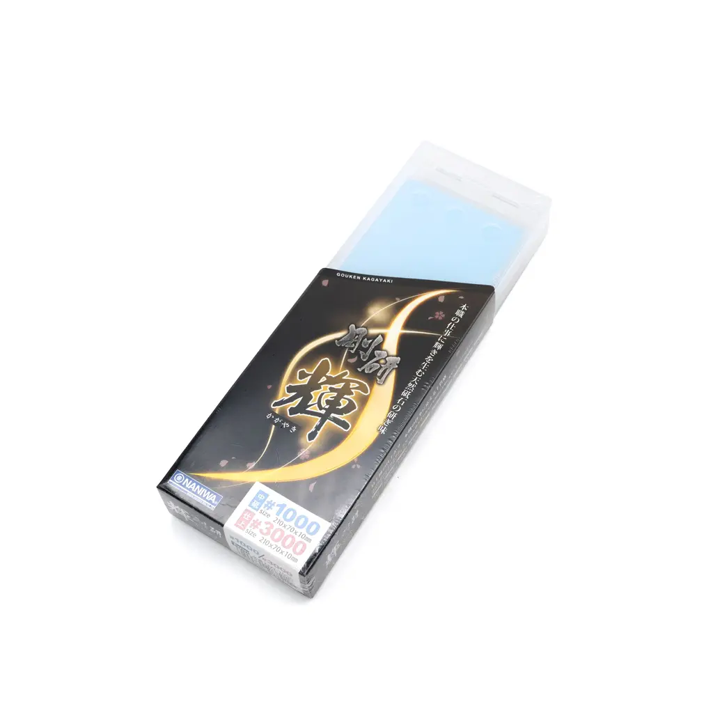 NANIWA 剛研輝系列人造砥石磨刀石 #1000/#3000 Set