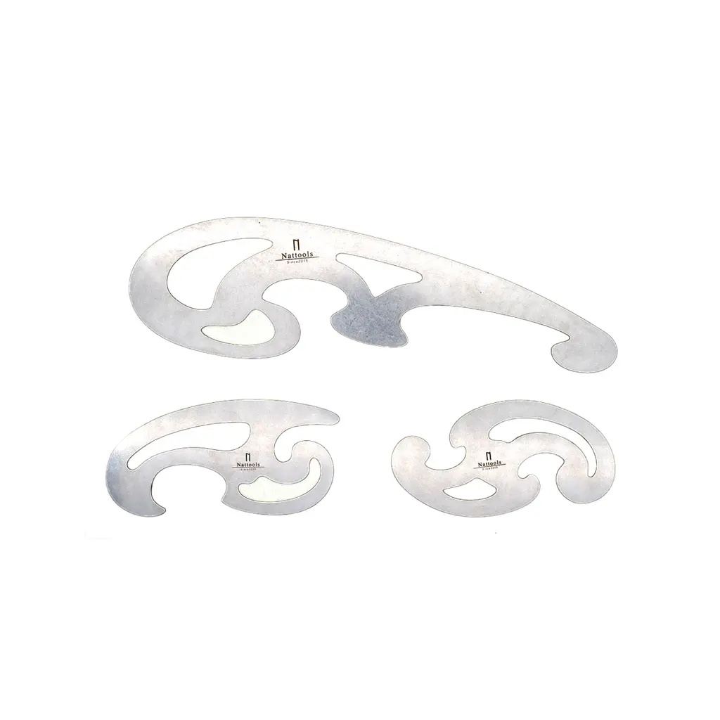 Nattools Cloud-shaped Plate Ruler Set