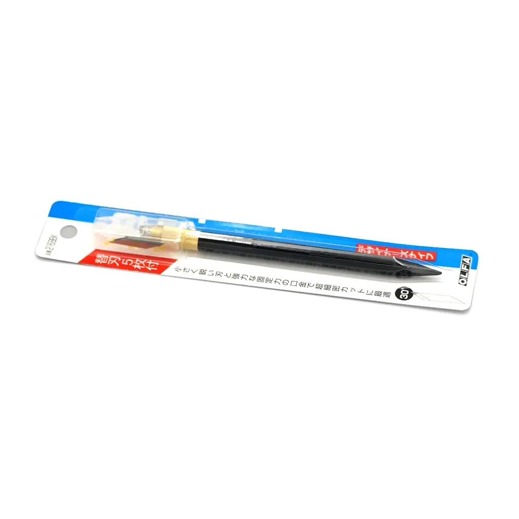 OLFA 216BBK Pisau pen ukiran bilah 30 darjah (hitam)