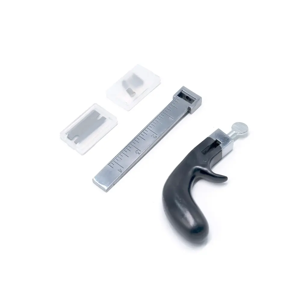 Draw Gauge Leather Strap Cutter