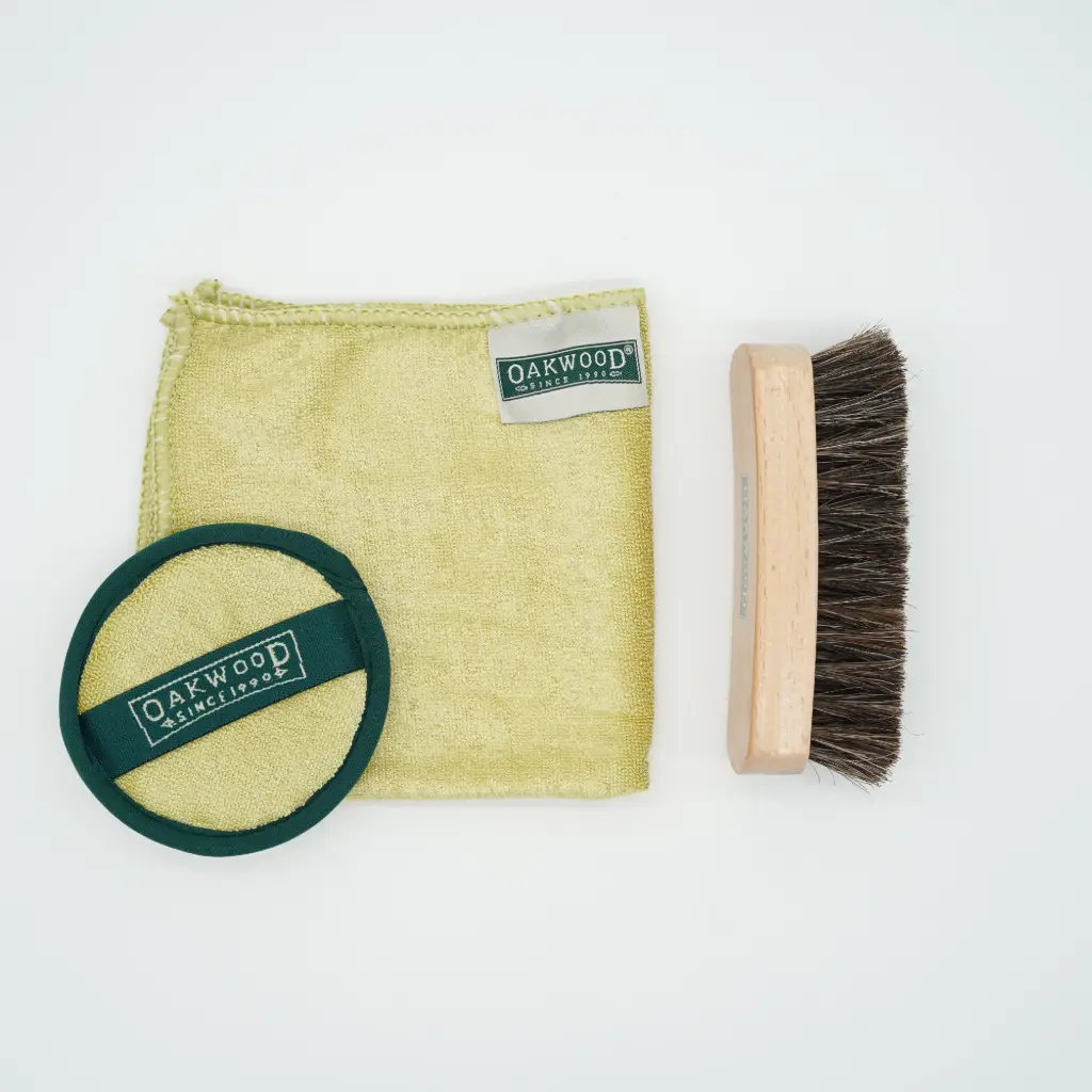 Oakwood Set A抺布+專業馬毛刷