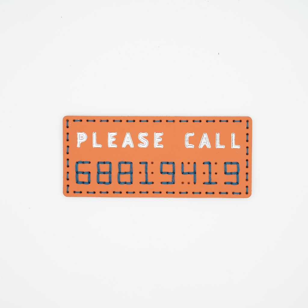 Leather Phone Call Tag - BSP189