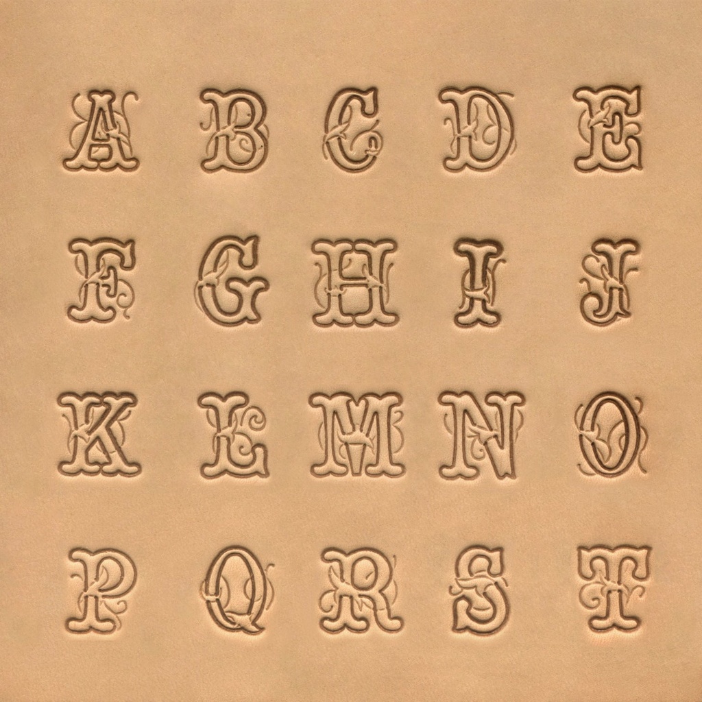 [8140-00] IVAN 3mm Simple Alphabet &amp; Number Stamp Set