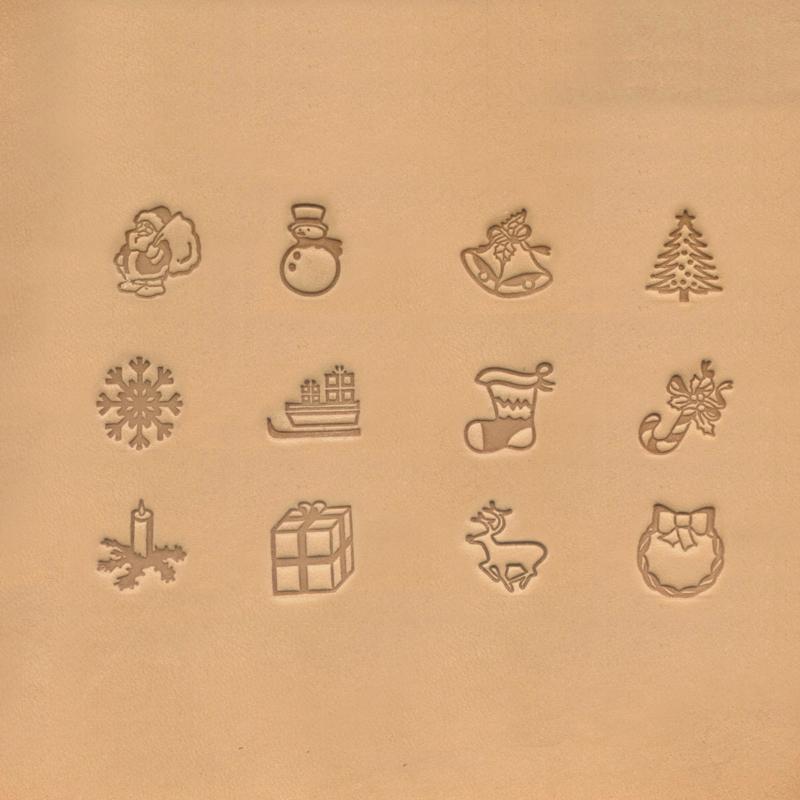 [8165-00] 台湾IVAN 圣诞装饰印花工具图案组