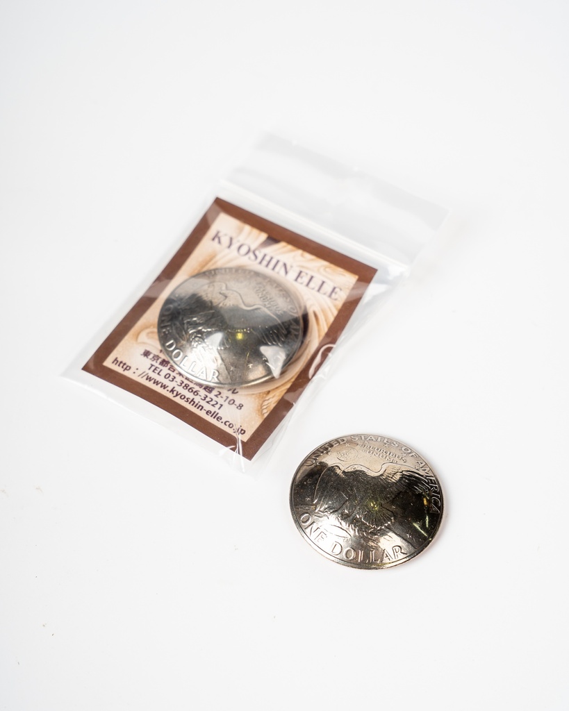 [70319] Kyoshin Elle Coin Concho Eisenhower Eagle 37mm 飾片