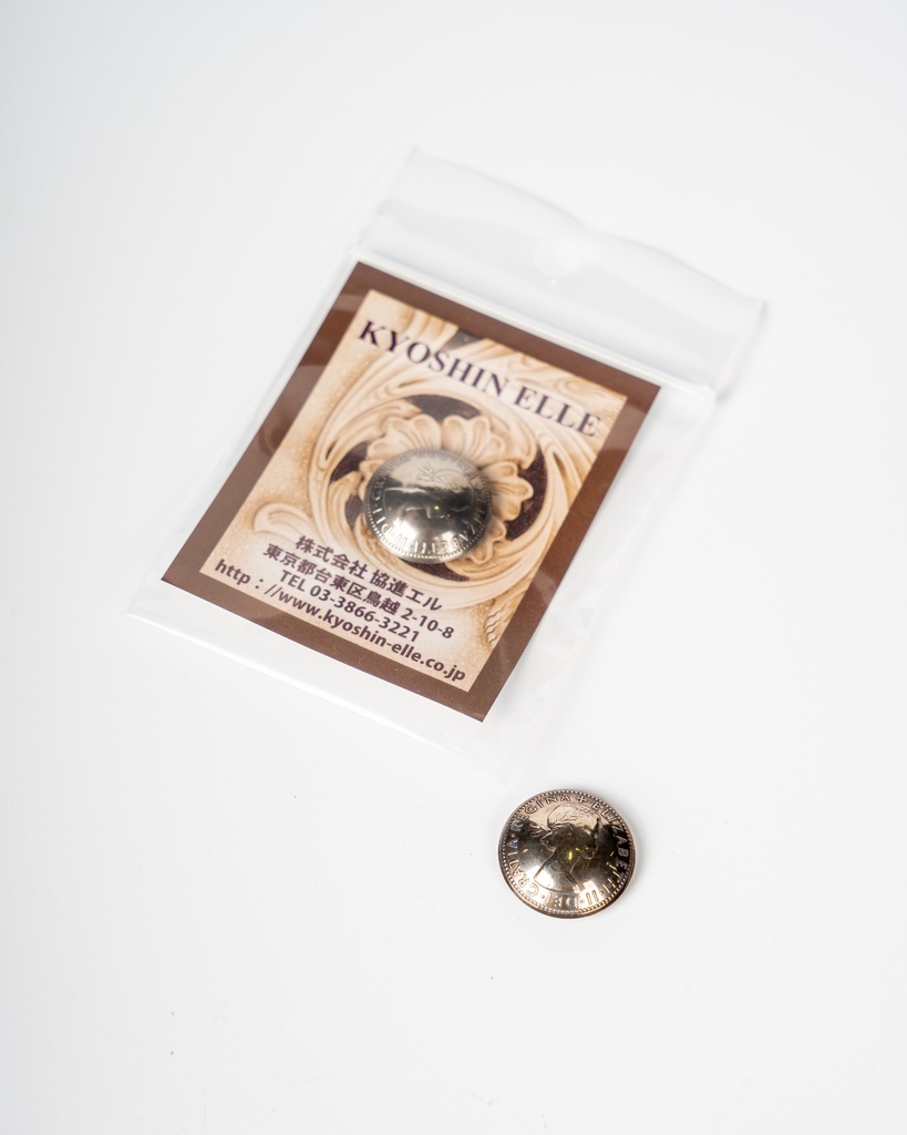 [70324] Kyoshin Elle 19mm Coin Concho British Elisabeth