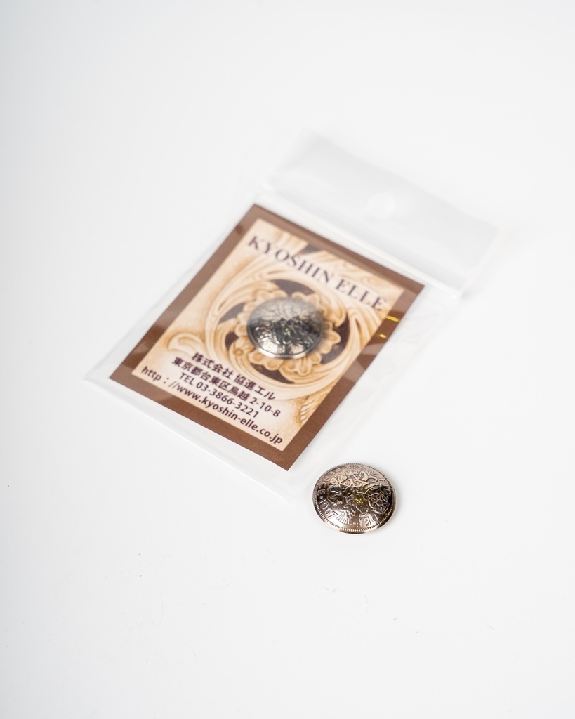 [70325] Kyoshin Elle 19mm Coin Concho British Elisabeth