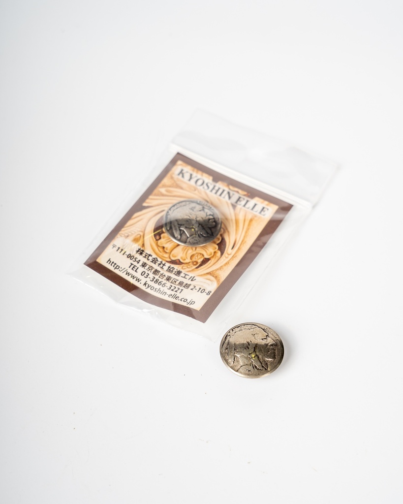 [70702] Kyoshin Elle Coin Concho KC-102N 20mm 飾片