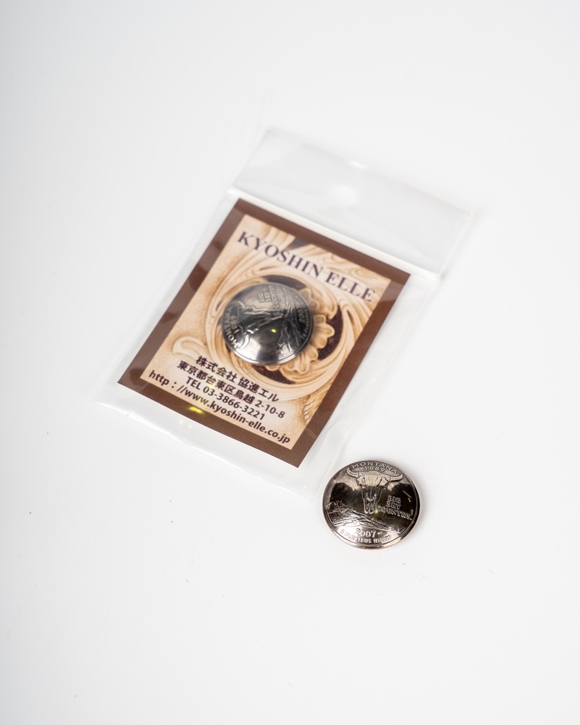 [70326-10] Kyoshin Elle States Concho Montana 24mm 飾片