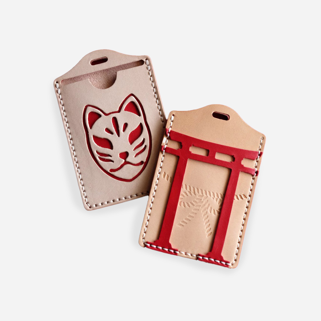 Torii Lanyard Leather Card Holder - BSP165