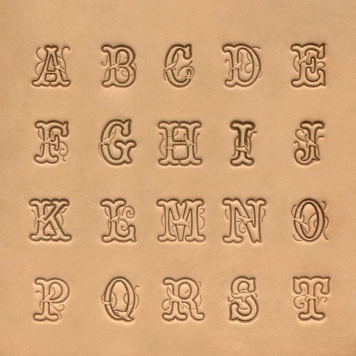 [8140-00] IVAN 3mm Simple Alphabet & Number Stamp Set