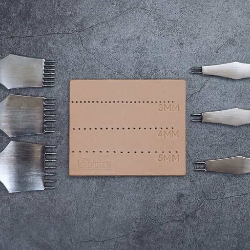 Round Pricking Iron Set