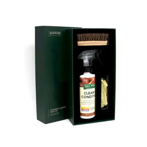 [9337198003867] Oakwood Complete Leather Care Kit (3 Piece) 